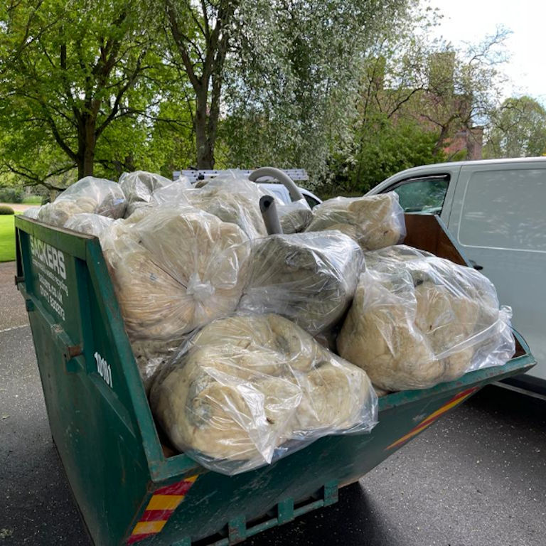 Loft Insulation Removal - Contaminated Insulation Safely Disposed Of Loft Insulation Removal - Contaminated Insulation Safely Disposed Of