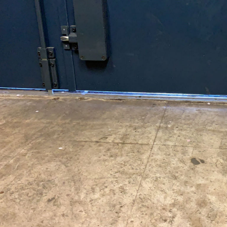 Pest Proofing Garage Door Brush Strip Before Pest Proofing Garage Door Brush Strip Before