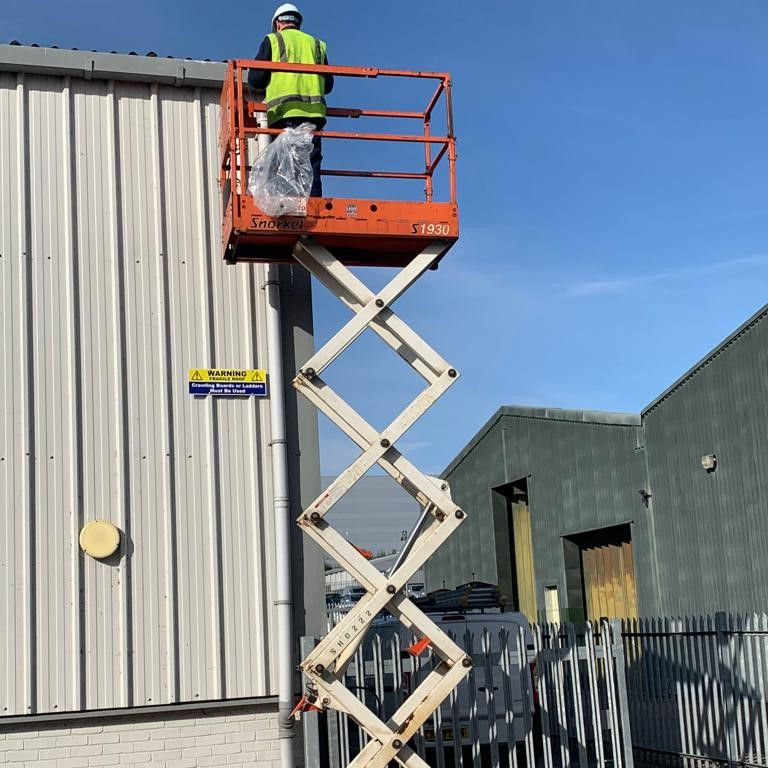 Cleaning and Waste Clearance Scissor Lift Access Cleaning and Waste Clearance Scissor Lift Access