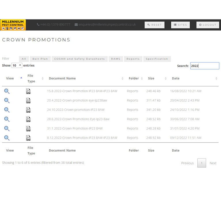 Millennium Pest Control Customer Cloud Document Portal Millennium Pest Control Customer Cloud Document Portal